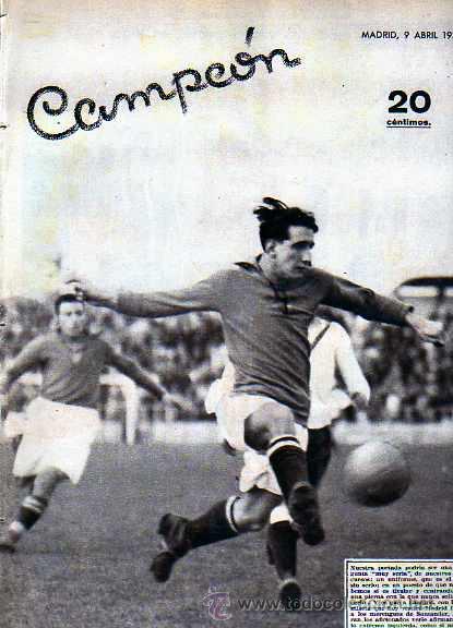 Collectionnisme sportif: REVISTA CAMPEON 9-4-1933 N&ordm; 23