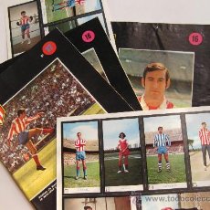 Coleccionismo deportivo: 6 NUMEROS DE LA REVISTA DEL ATLETICO DE MADRID CON CROMOS DE FUTBOL