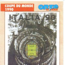 Coleccionismo deportivo: FICHA DE LA REVISTA ONZE DEL MUNDIAL DE ITALIA 1990 - GOLY. Lote 23513468