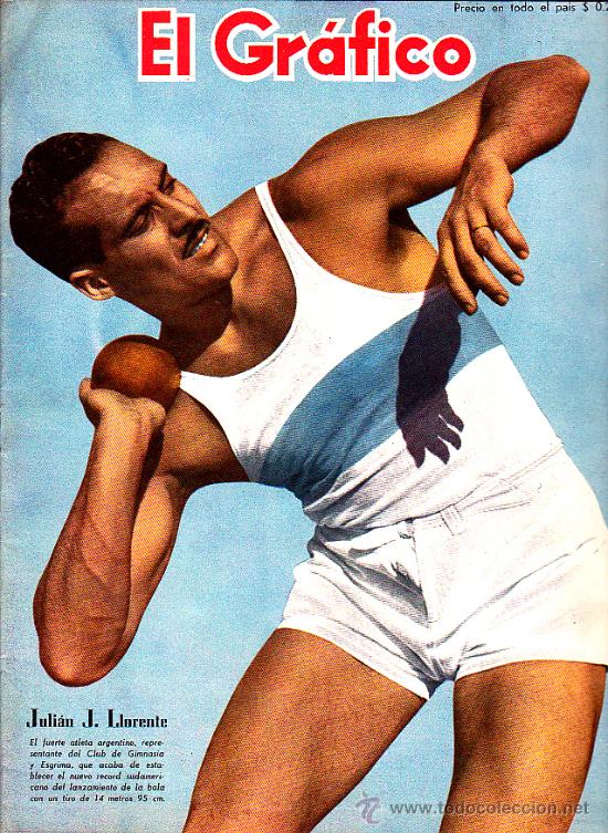 Collectionnisme sportif: REVISTA DEPORTIVA EL GRAFICO 1944 N&ordm; 1322