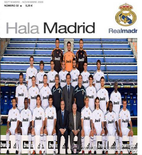 Sports collectibles: Revista Hala Madrid n&ordm; 32. SEPTIEMBRE-NOVIEMBRE 2009.