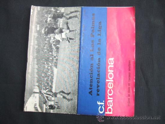 Sports collectibles: C.F. BARCELONA - 3 ENERO 1965 - N&ordm; 247 - ATENCION AL LAS PALMAS, REVELACION DE LA LIGA