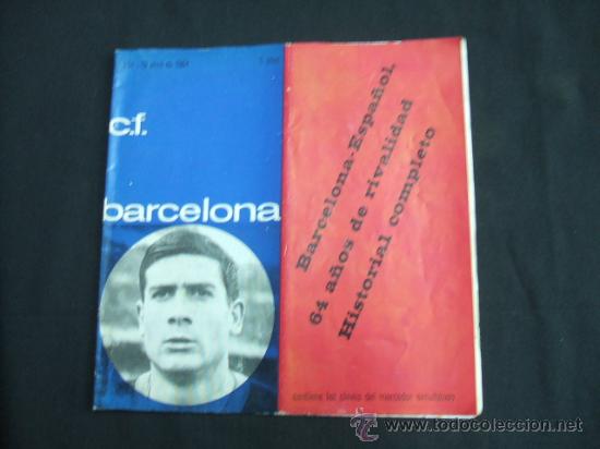 Sports collectibles: C.F. BARCELONA - 19 ABRIL 1964 - N&ordm; 234 - PORTADA: ELADIO -