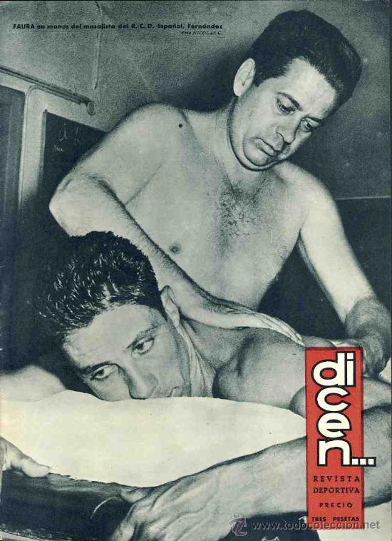 Coleccionismo deportivo: Revista DICEN num. 255 del 14-9-1957: FAURA del Reial Club Esportiu Espanyol