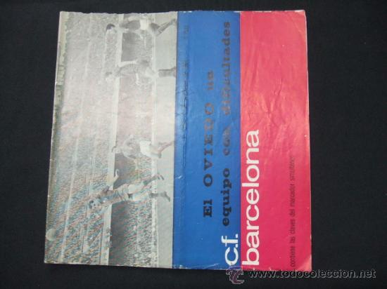 Sports collectibles: BOLETIN C.F. BARCELONA - PORTADA PEREDA  - BARCELONA - OVIEDO - 6 DICIEMBRE 1964