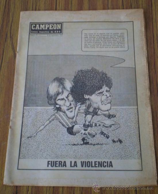 Coleccionismo deportivo: CAMPEON lunes deportivo ABC .. N&ordm; 31 &ndash; 26 setiembre 1983