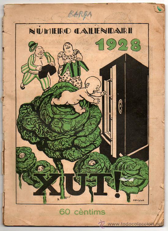 Collectionnisme sportif: 1928 - NUMERO CALENDARI - XUT - EN CATALAN