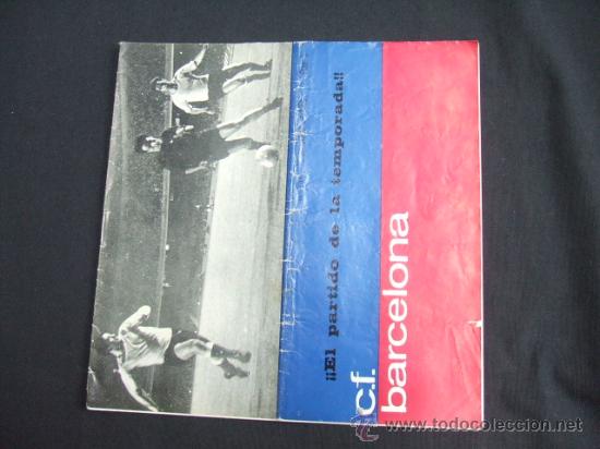 Sports collectibles: PROGRAMA OFICIAL C.F. BARCELONA - 12 JUNIO 1965 - BARCELONA - ZARAGOZA