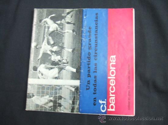 Sports collectibles: PROGRAMA OFICIAL C.F. BARCELONA - 4 ABRIL 1965 - BARCELONA - VALENCIA