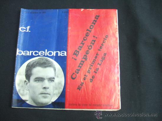 Coleccionismo deportivo: PROGRAMA OFICIAL C.F. BARCELONA -  8 DICIEMBRE 1963 - BARCELONA - ELCHE