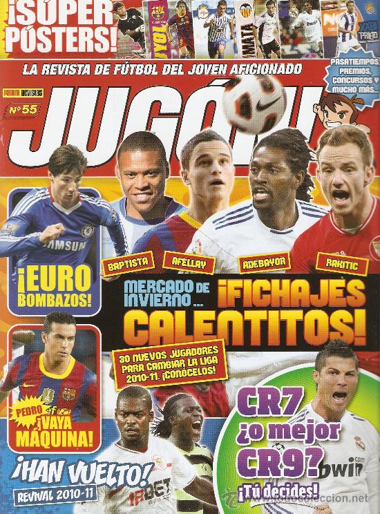 Sammelleidenschaft Sport: REVISTA JUGON N&ordm;55+ALBUM EDICIONES ESTE 2010-2011 VACIO