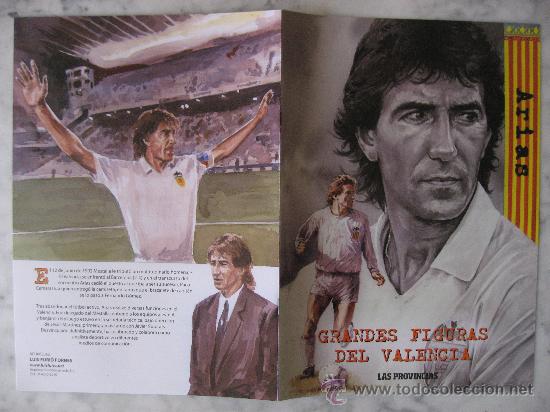 Coleccionismo deportivo: FUTBOL,GRANDES FIGURAS DEL VALENCIA.ARIAS.16 PAGINAS A TODO COLOR.MEDIDAS 31,5 x 22,5 Cms.