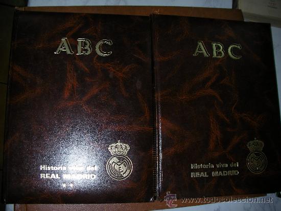 Coleccionismo deportivo: HISTORIA VIVA DEL REAL MADRID DOS TOMO ABC