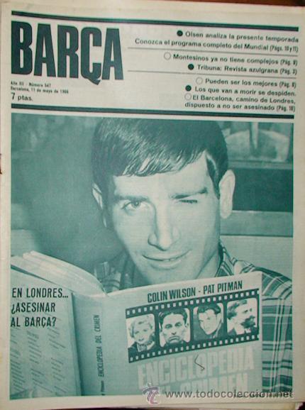 Sammelleidenschaft Sport: REVISTA BAR&Ccedil;A A&Ntilde;O XII N&ordm; 547 A&Ntilde;O 1966 CAMINO DE LONDRES OLSEN ENTREVISTA MONTESINOS