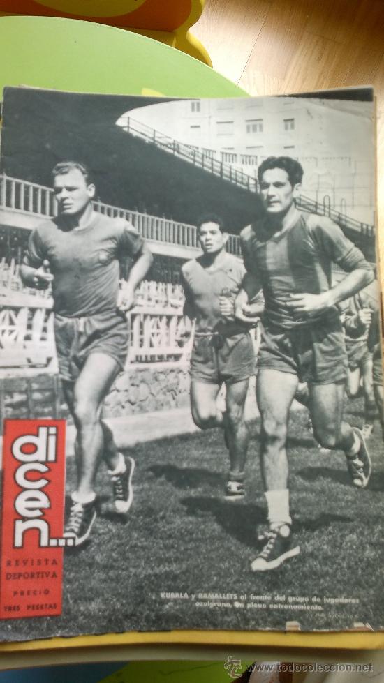 Collezionismo sportivo: Periodico deportivo dicen...