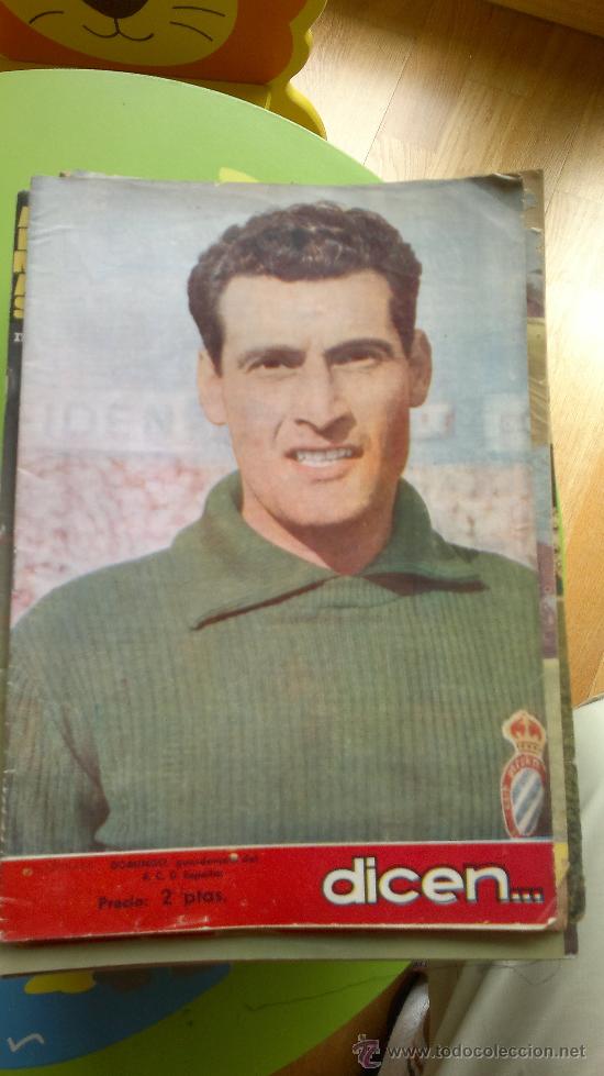 Collezionismo sportivo: Peri&oacute;dico deportivo Dicen..