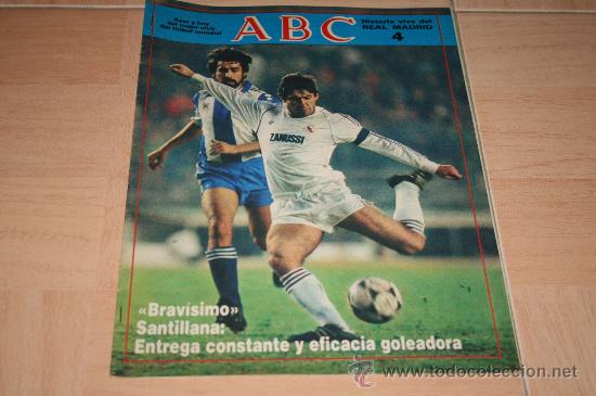 Coleccionismo deportivo: HISTORIA VIVA DEL R. MADRID ABC N&ordm;4  A&Ntilde;OS 80