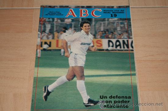 Coleccionismo deportivo: HISTORIA VIVA DEL R. MADRID ABC N&ordm;19  A&Ntilde;OS 80