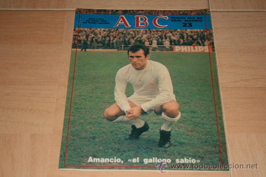 Coleccionismo deportivo: HISTORIA VIVA DEL R. MADRID ABC N&ordm;23  A&Ntilde;OS 80