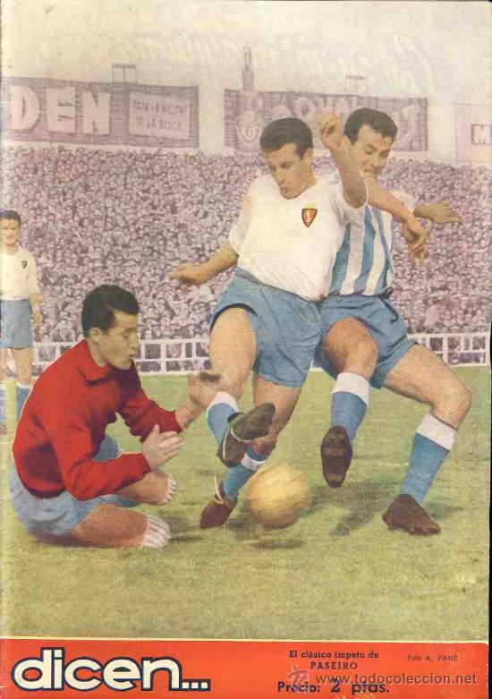 Coleccionismo deportivo: Revista DICEN num.142: Futbol, PASEIRO del REIAL CLUB ESPORTIU ESPANYOL