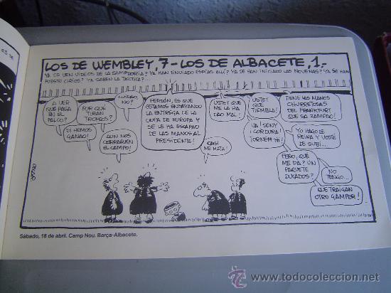 Coleccionismo deportivo: Libro tipo comic Bocabadats!!. ( Bar&ccedil;a ) - Foto 3