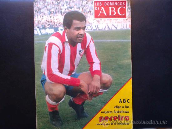 Coleccionismo deportivo: PEREIRA, ATL&Eacute;TICO DE MADRID - ABC DOMINICAL A&Ntilde;O 1977 - REVISTA