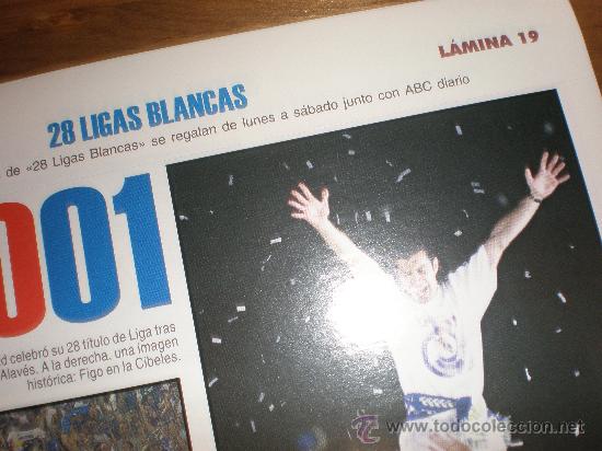 Collezionismo sportivo: LIGAS BLANCAS,AUTOADHESIVAS,REAL MADRID