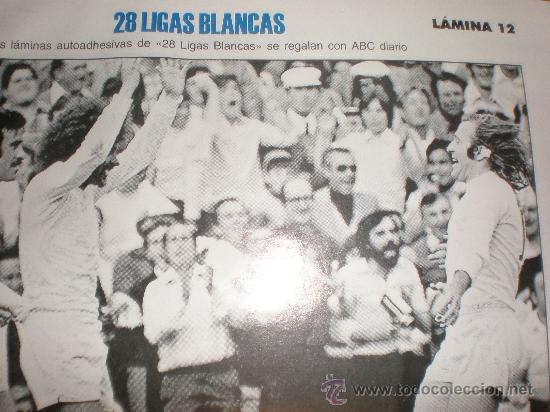 Coleccionismo deportivo: LIGAS BLANCAS,AUTOADHESIVAS,REAL MADRID - Foto 1