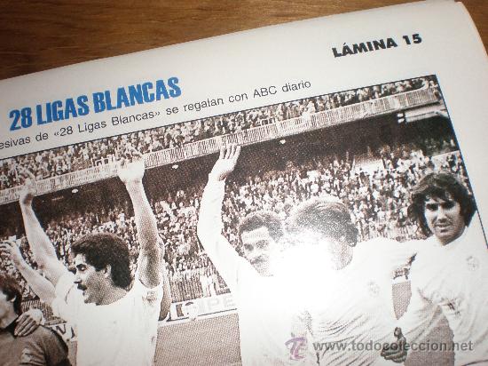 Collezionismo sportivo: LIGAS BLANCAS,AUTOADHESIVAS,REAL MADRID