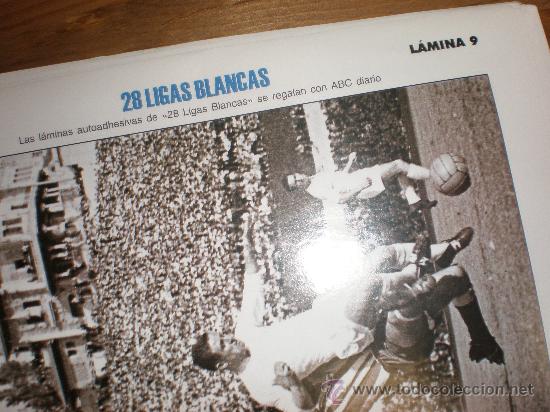 Collezionismo sportivo: LIGAS BLANCAS,AUTOADHESIVAS,REAL MADRID