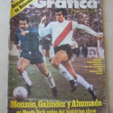 Coleccionismo deportivo: REVISTA EL GRAFICO ARGENTINA. N° 2907 1975 - MONZON GALINDEZ AHUMADA, REUTEMANN.. Lote 29104198