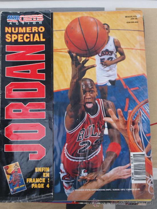 Coleccionismo deportivo: REVISTA BALONCESTO ACTION BASKET ESPECIAL MICHAEL JORDAN 140 FOTOS 150 PAGINAS