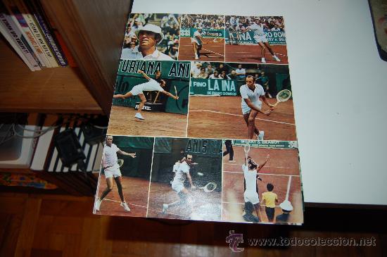Sports collectibles: TENIS: Reportaje gr&aacute;fico sobre ANDR&Eacute;S GIMENO y LA COPA DAVIS. 1972