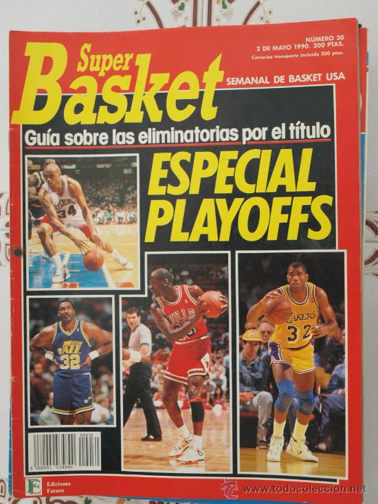 Coleccionismo deportivo: REVISTA BALONCESTO SUPERBASKET 30 MAYO 1990 MICHAEL JORDAN ESPECIAL PLAYOFFS