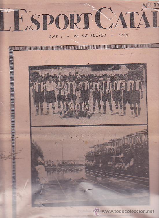 Sports collectibles: REVISTA L'ESPORT CATALA N&ordm; 17 28-7-1925