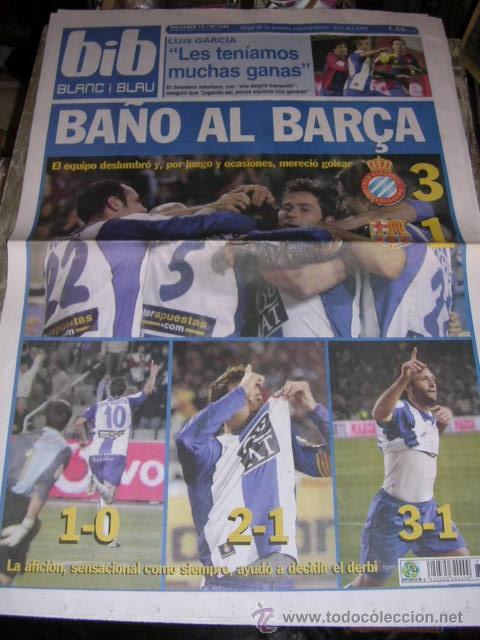 Collectionnisme sportif: RCD ESPA&Ntilde;OL - REVISTA BIB BLANC I BLAU NUM 1246 ,2007 - BA&Ntilde;O AL BAR&Ccedil;A , RCD ESPA&Ntilde;OL 3 - BARCELONA 1