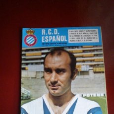 Coleccionismo deportivo: REVISTA RCD ESPAÑOL RCD ESPANYOL NÚMERO 14 ENERO 1976, PORTADA FOTO EL GRAN JOSÉ MARÍA