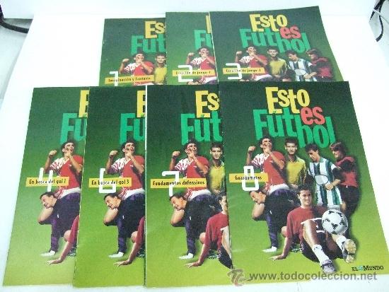Sports collectibles: ESTO ES FUTBOL - 7 FASCICULOS (COLECCION DE 10) - 1997 - DIARIO EL MUNDO