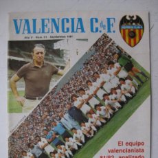 Coleccionismo deportivo: REVISTA FUTBOL VALENCIA C.F. - AÑO 1981 - Nº 51. Lote 54552048