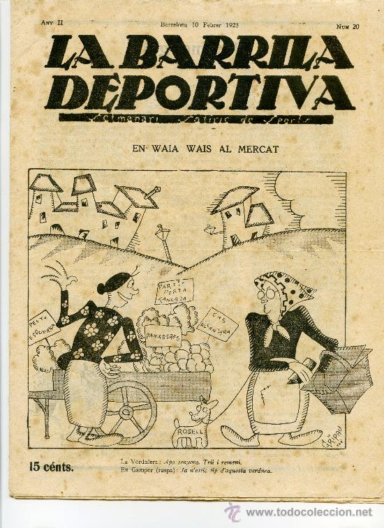 Sammelleidenschaft Sport: REVISTA LA BARRILA DEPORTIVA 10 FEBRERO 1925 N&ordm; 20