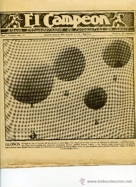 Sammelleidenschaft Sport: REVISTA EL CAMPEON TOMO I CUADERNO 15