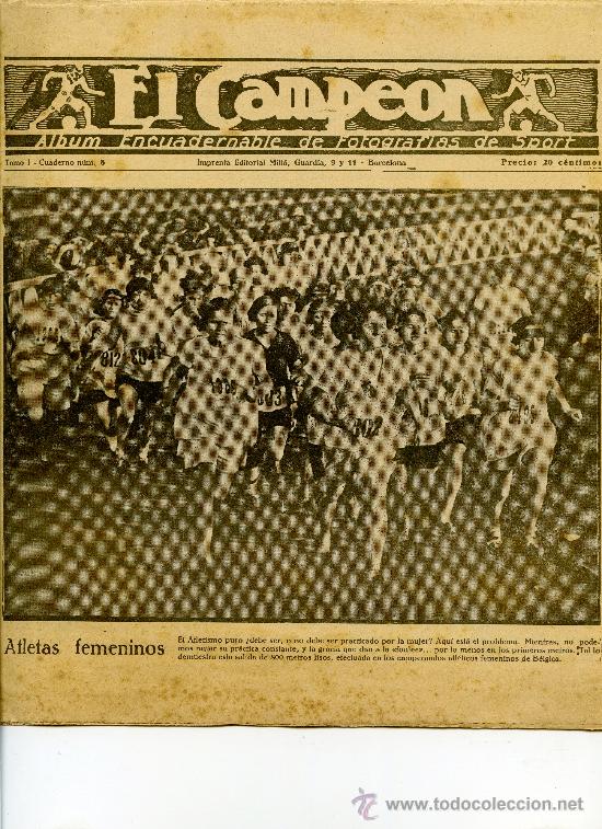 Sammelleidenschaft Sport: REVISTA EL CAMPEON TOMO I CUADERNO 8