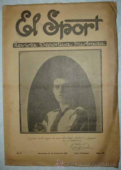 Collectionnisme sportif: EL SPORT. REVISTA DEPORTIVA ILUSTRADA. A&Ntilde;O VI. N&ordm; 326. 1922. CON FOTOGRAF&Iacute;AS. CENTRE SPORTS SABADELL