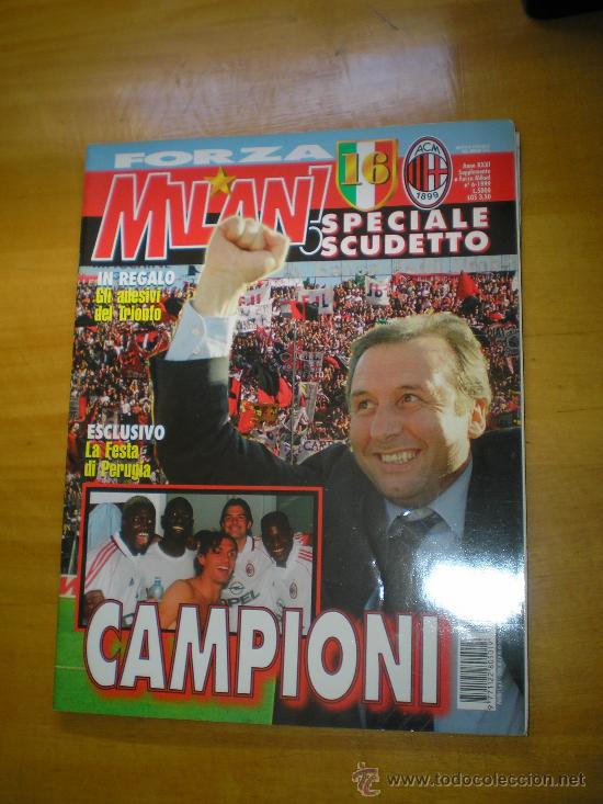 Coleccionismo deportivo: FORZA MILAN CAMPEON 98-98