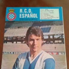 Coleccionismo deportivo: REVISTA R.C.D ESPAÑOL PUBLICACIÓN OFICIAL RCD ESPANYOL NÚM 19 JUNIO 1976 PORTADA PEDRO DE FELIPE