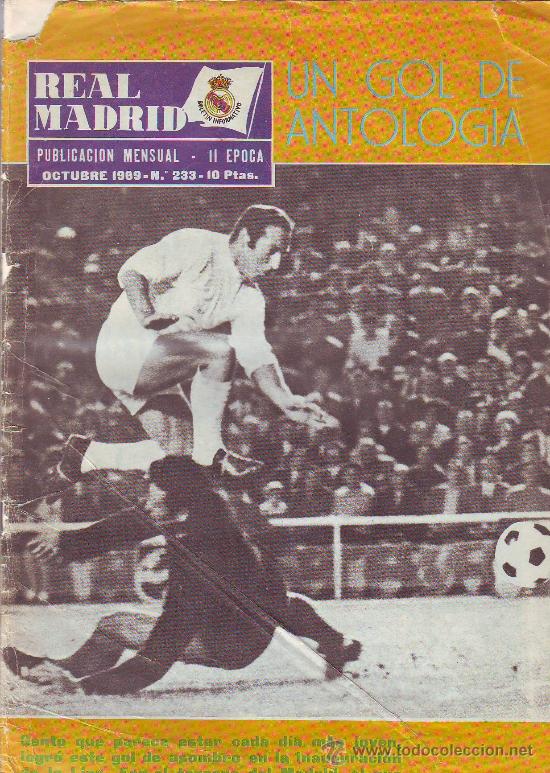 Colecionismo desportivo: REVISTA DEL REAL MADRID N&ordm; 233 OCTUBRE 1969