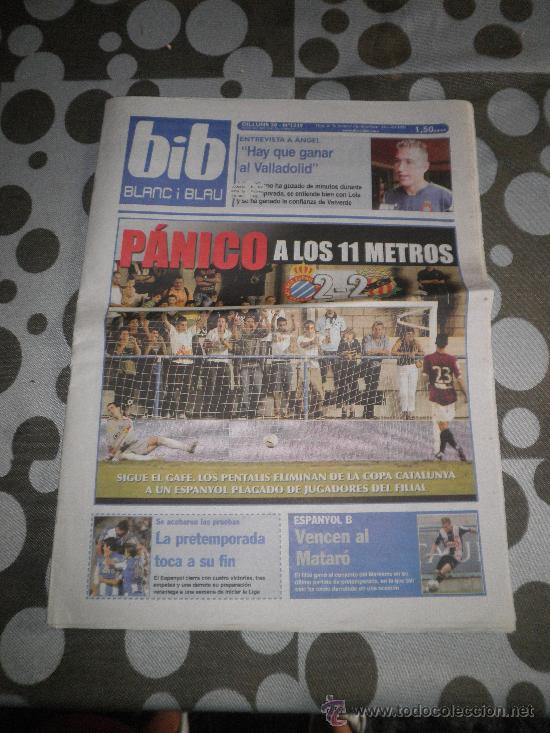 Coleccionismo deportivo: DIARIO BLANC I BLAU N&ordm; 1339 (20 de Agosto de 2007) - 28 p&aacute;ginas -