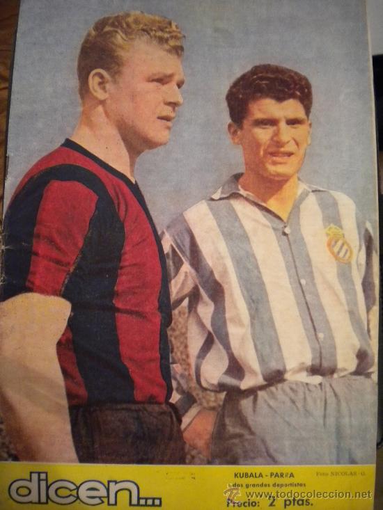 Coleccionismo deportivo: Dicen, Kubala y Parra - Foto 1