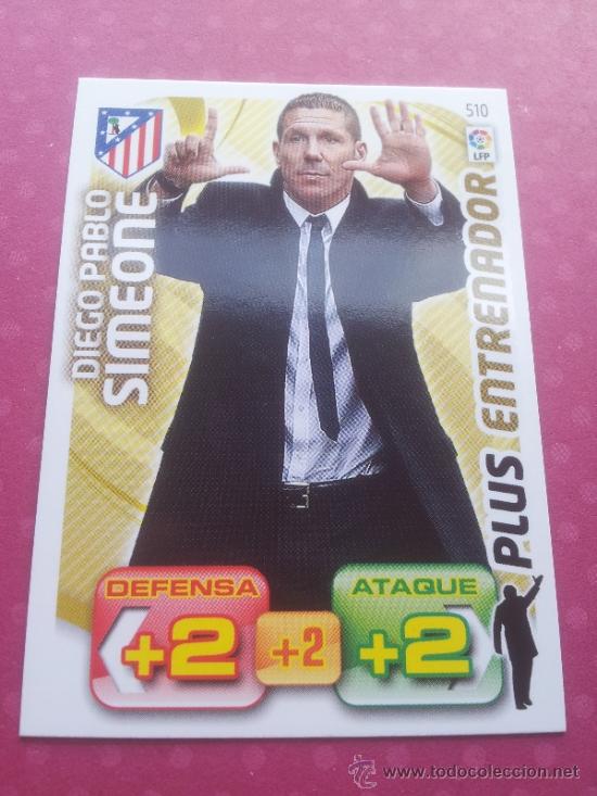 Coleccionismo deportivo: 510 - SIMEONE (ATLETICO DE MADRID) PLUS ENTRENADOR - ADRENALYN XL BBVA 2011-2012 - PANINI 11/12