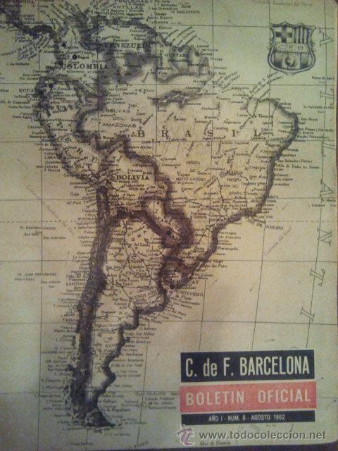 Sammelleidenschaft Sport: N&ordm; 6 C F BARCELONA BOLETIN OFICIAL 1962 BAR&Ccedil;A